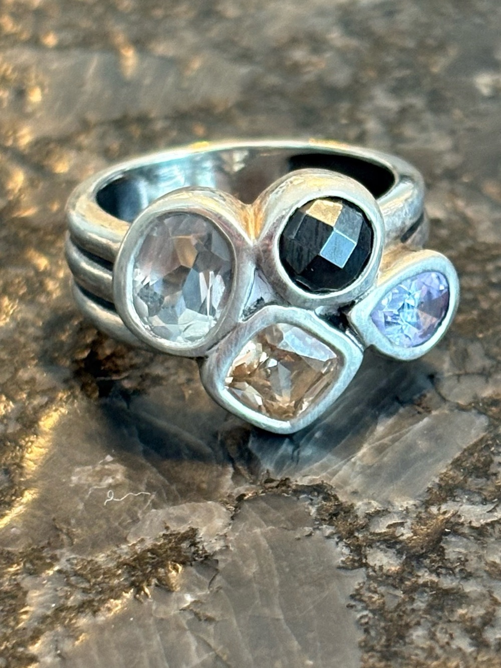 Silpada Sterling Silver “Wine Flight” Ring Size 7